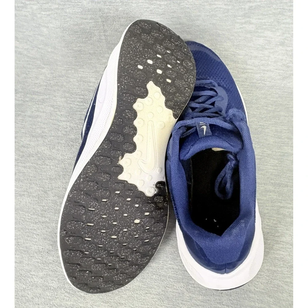 Nike‎ Revolution 7 Sneakers Mens 10.5 Navy Blue White Running